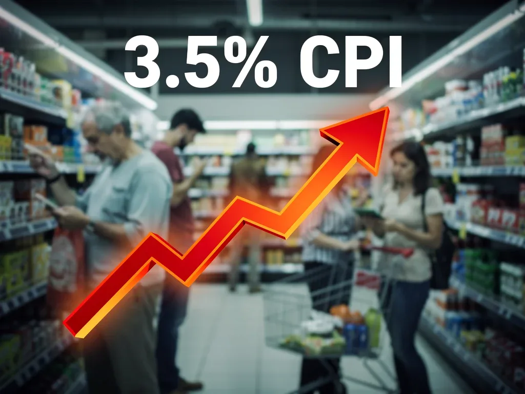 Graph showing 3.5% CPI affecting consumer spending in 2026