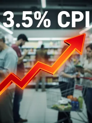 Graph showing 3.5% CPI affecting consumer spending in 2026