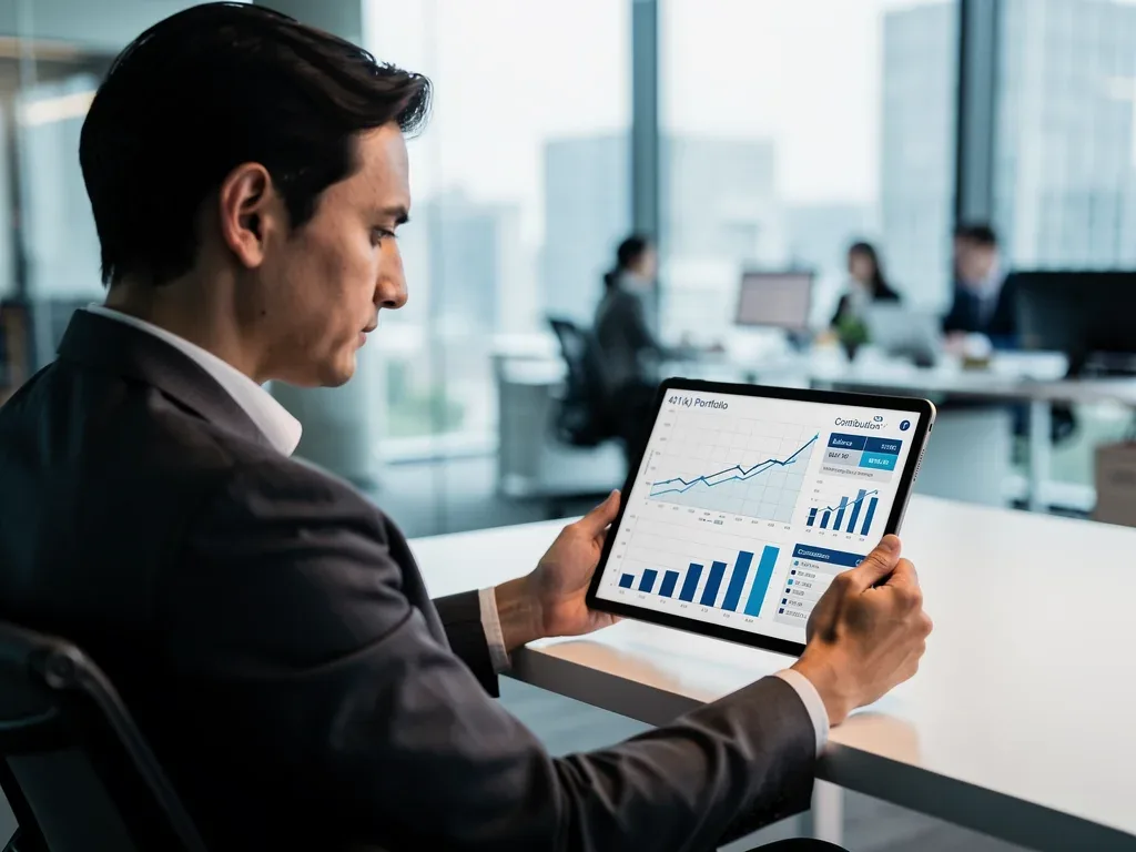 Employee reviewing 401(k) matching benefits changes for 2026
