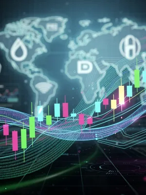 Dynamic visual showing financial charts and tech symbols, representing SEC filings and major tech giants' Q1 2026 reports.